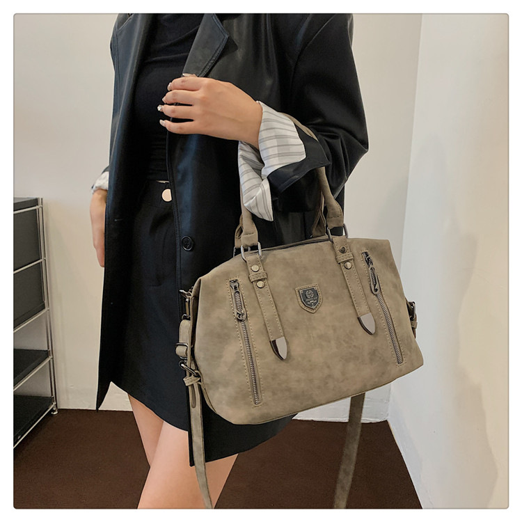 New cross-border foreign trade women's bag 2024 Retro casual handbag, European and American trend single-shoulder crossbody bag, tote bag for women undefined