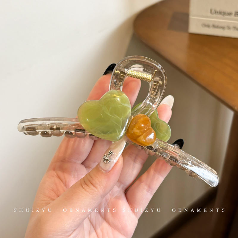 Clip de agarre, gran cantidad de cabello, horquilla esmerilada, horquilla simple, horquilla de tiburón, nuevo y exquisito tocado de alta gama, horquilla femenina