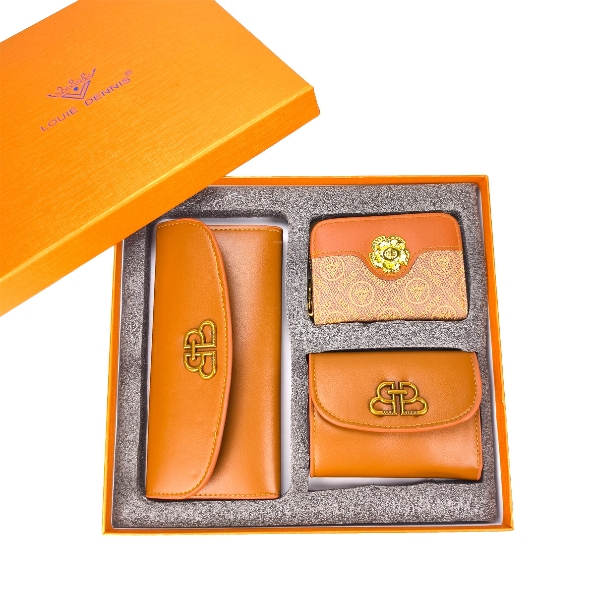 2025新型三点セットギフトボックス財布カバンセット素敵ギフトボックスレディース財布