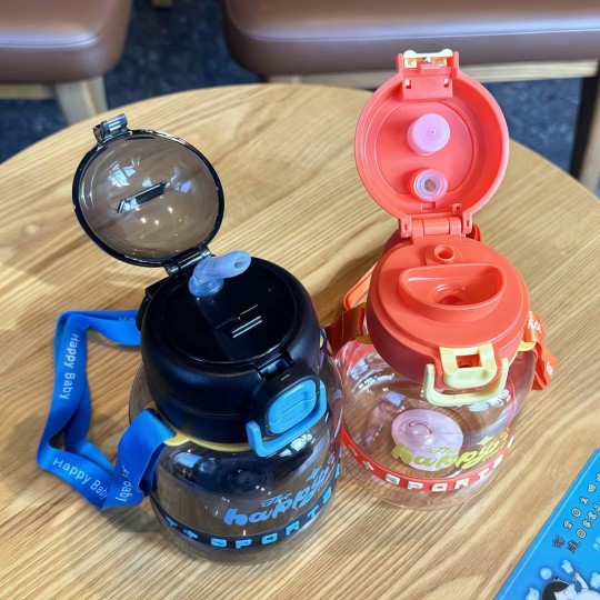 Xinbeidi nuevo deportivo taza de agua de gran capacidad simple taza de plástico de alto valor facial taza portátil para estudiantes de sexo masculino