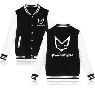Cross-Border New Product Rauw Alejandro Singer Button Casual Baseball Uniform Sweatshirt Heat Transfer Men's Clothing One Piece Wholesale