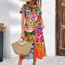 �羳�¿�Ůװʱװʱ�ж��䳤ȹ3D����ӡ���ɰ���èŮװ������ͷ��