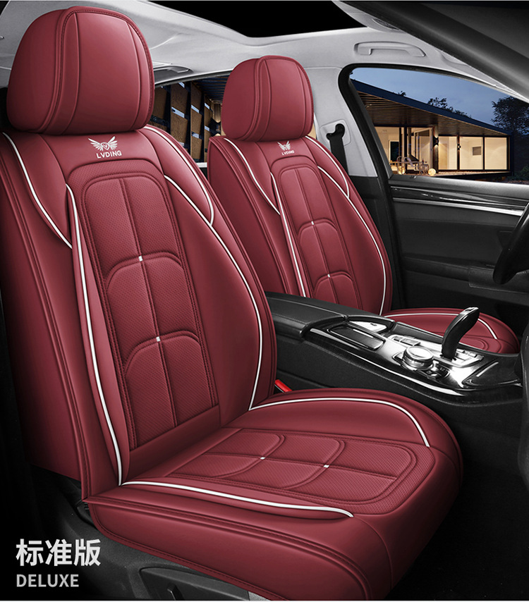 Wholesale Foreign Trade Manufacturers Direct Sales New All-Inclusive Car Seat Covers Full Leather Seat Cushions Four-Season Universal Seat Cushions Seat Covers