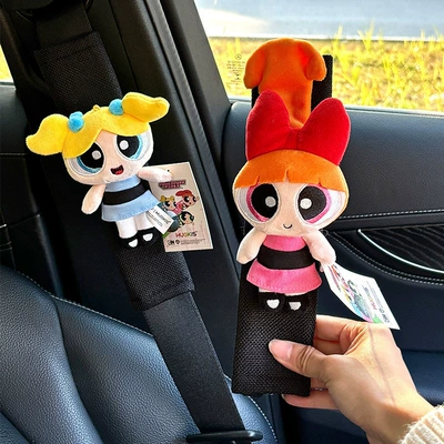 Seat belt shoulder pad: for All Seasons, Cute Powerpuff
