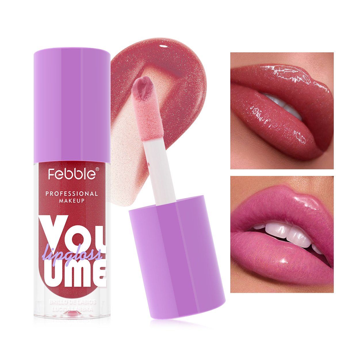 USHAS European and American Cross-border spot fino brillo de labios, resistente al agua, duradero, no se desvanece, no se pega, taza, esmalte de labios, lápiz labial LG2585 image 3