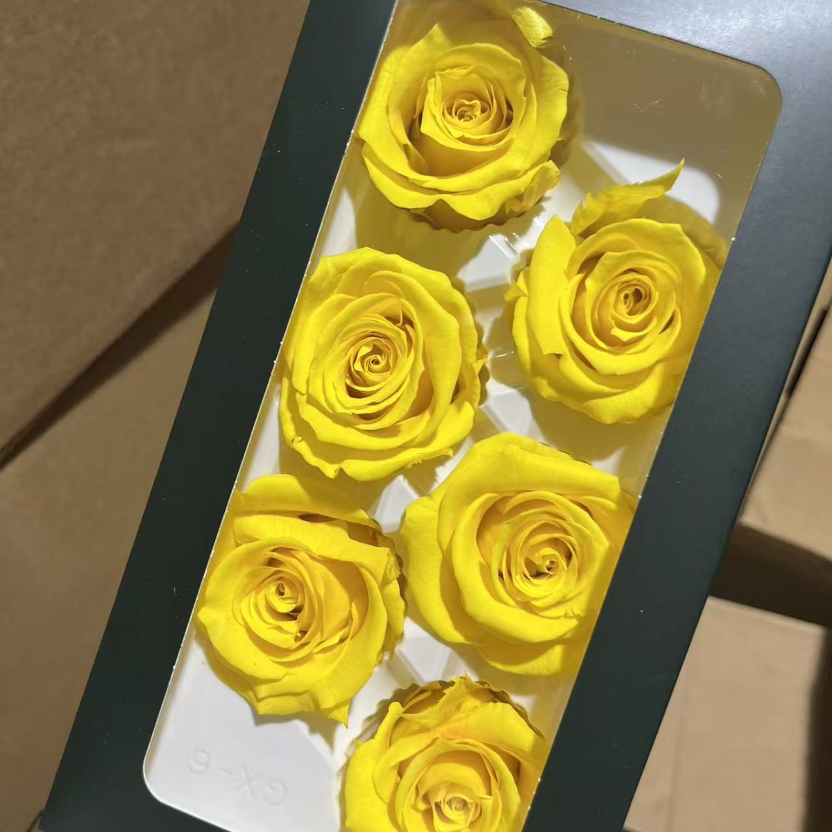 Rosa Preservada A+ de 5-6 cm, Flor Real Seca, Regalo DIY, Venta al por Mayor de Yunnan, Ramo para el Día de la Madre, 520