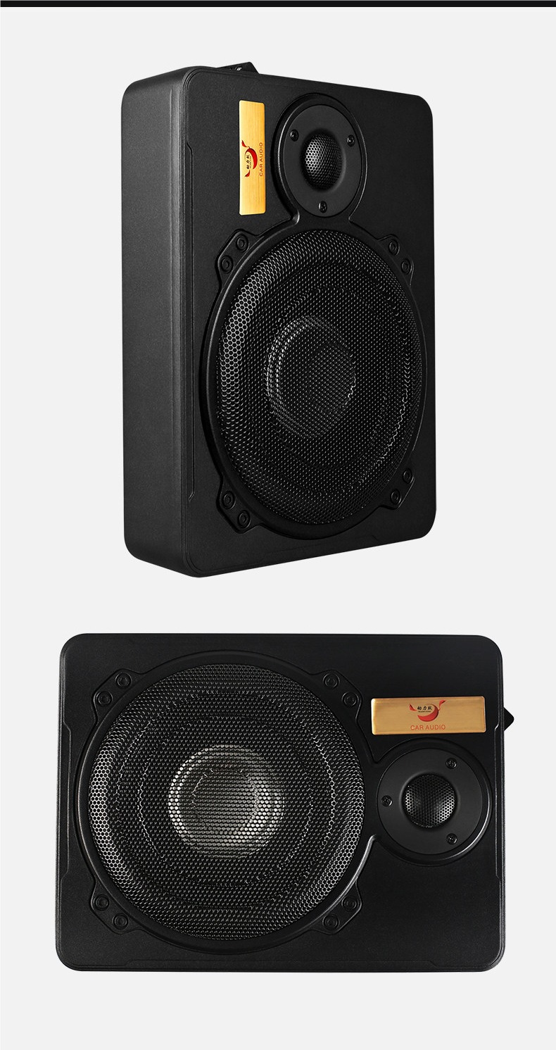 Powerful subwoofer car audio modification 12v24v high-power Bluetooth speaker ultra-thin subwoofer spare tire subwoofer