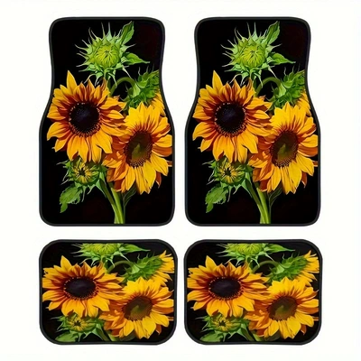 Avtomobil döşəmə paspasları — Dirt-Resistant, Wear-Resistant, Anti-Scratch Mats - x-car-floor-mat-61-3344cm-crystal-velvet-dot-plastic-bottom-two-piece-pack