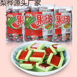 小光头果冻西瓜果味泡泡糖软糖口香糖儿童零食小吃