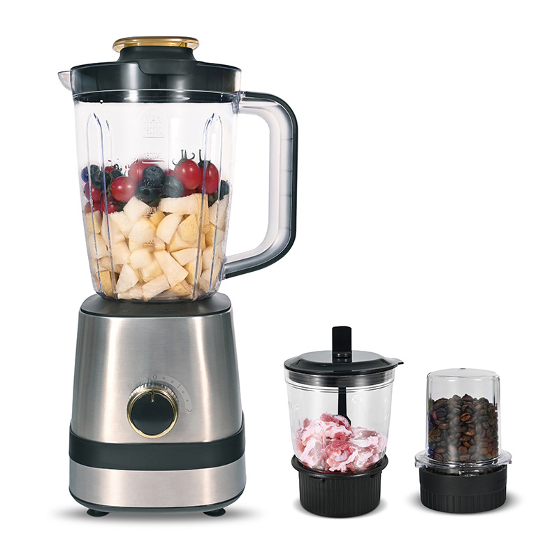 Mezclador eléctrico 3 en 1 mezclador de jugo al por mayor mezclador de cocina multifuncional mezclador rápido molienda máquina de molienda de carne rotora de pared