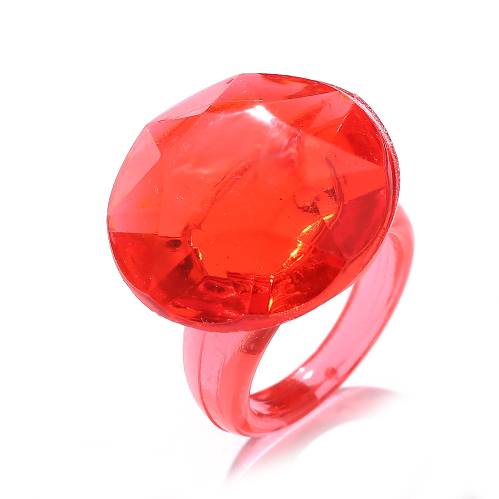 Anillo De Resina De Gema Transparente De Moda display picture 7