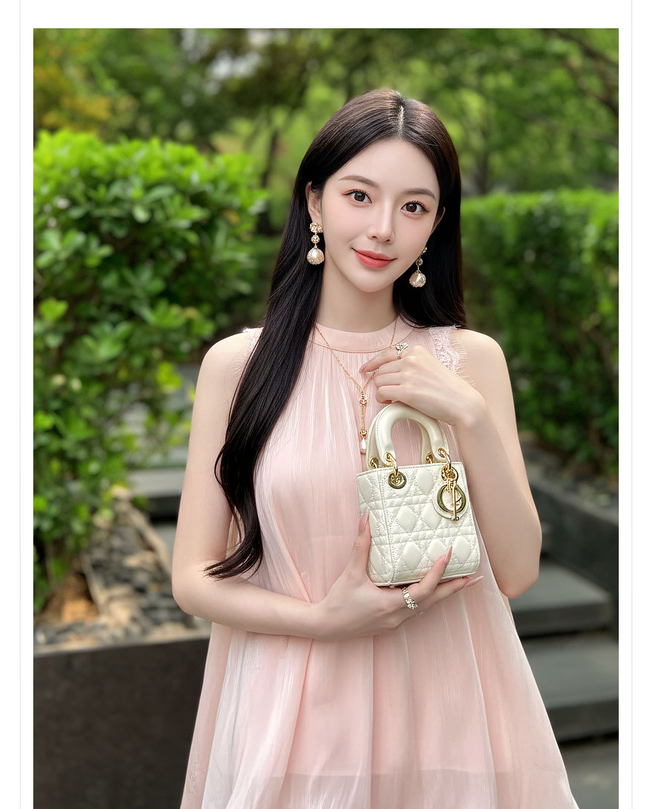 Bộ áo ren hoa + chân váy đính đá hai mảnh phong cách tân cổ điển — Trang chủ, bộ đồ, nửa váy chi tiết 7