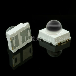 源头工厂高亮2835球头摸顶带透镜3528球头灯珠凸杯SMD贴片led灯珠