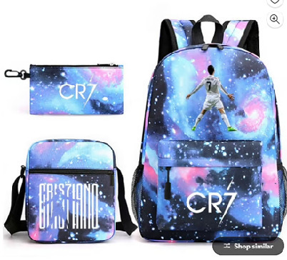 Mochila de tres piezas, mochila para hombres y mujeres, mochila a prueba de salpicaduras [una también es precio al por mayor] mochila de espalda protectora