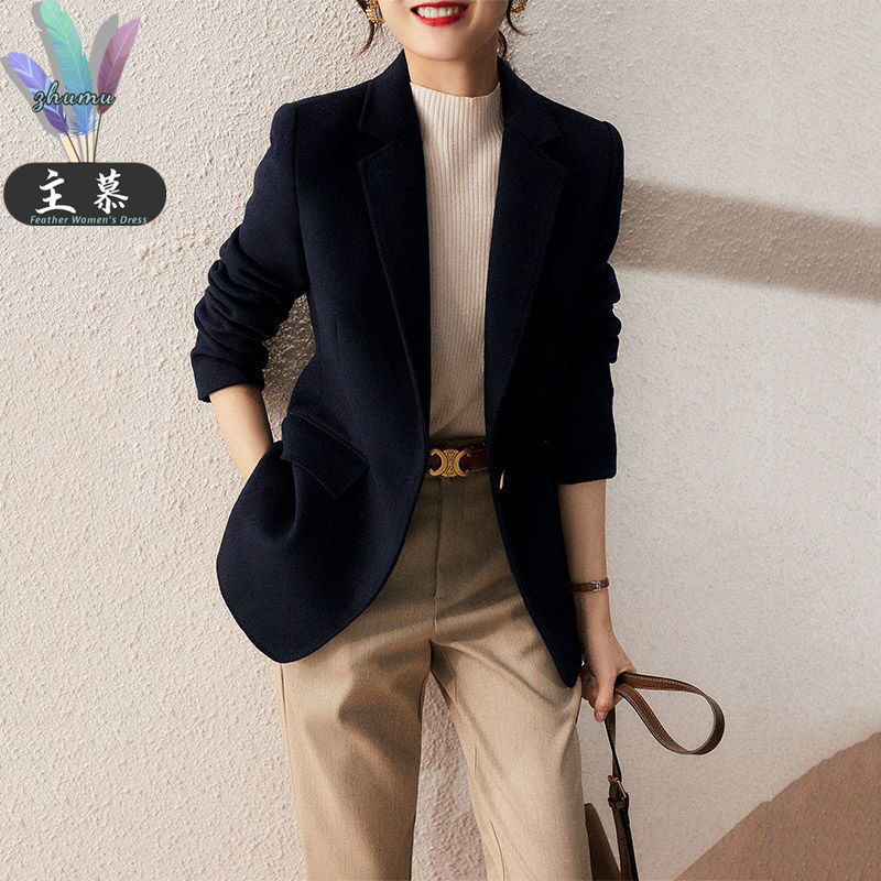 Spring fashionable elegant classic suit jacket for leisure