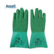 Ansell 16-650 橡膠防化手套耐酸鹼高溫耐磨防滑高溫防寒手套