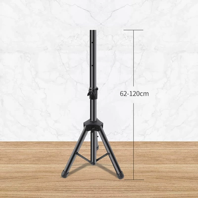 12/ 15inch Professional Performance Conference Audio Stand Metal Floor-Standing Tripod Speaker Strobe Light Universal Stand (Electric car big tripod) - yxa-002-audio-tripod-stand-short-model-62120cm-without-tray