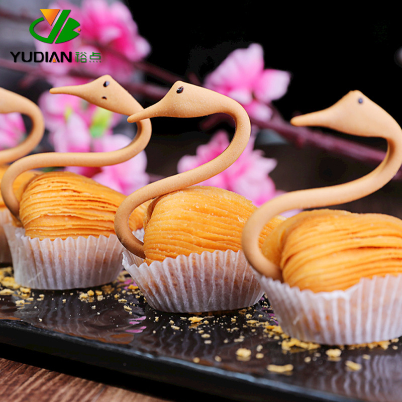 Swan Durian Pastry, Cantonese Restaurant Style Dim Sum, Sweet fried pastry, Afternoon Tea, Semi-finished Food, Wholesale