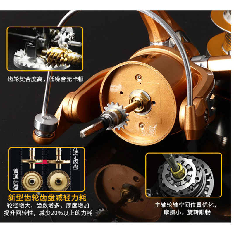 Cabeza metálica sin hueco rodante rod