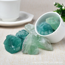 天然绿萤石原石消磁扩香石香薰石装饰造景石