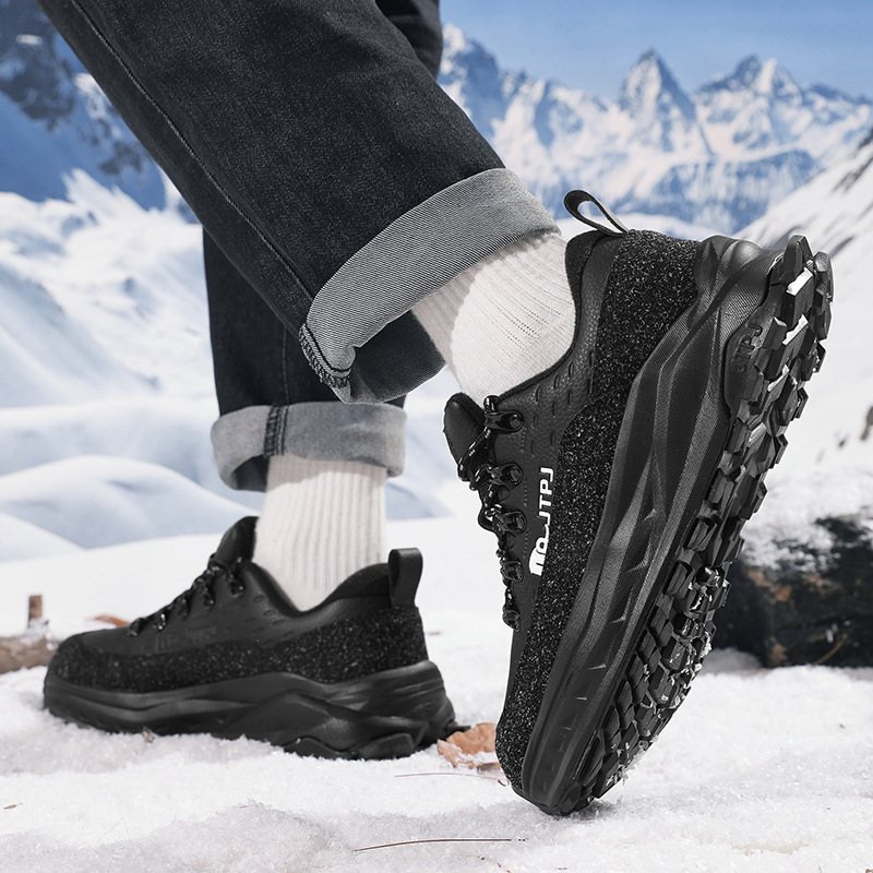 Botas de neve para homem forradas com lã para inverno_voghion.com