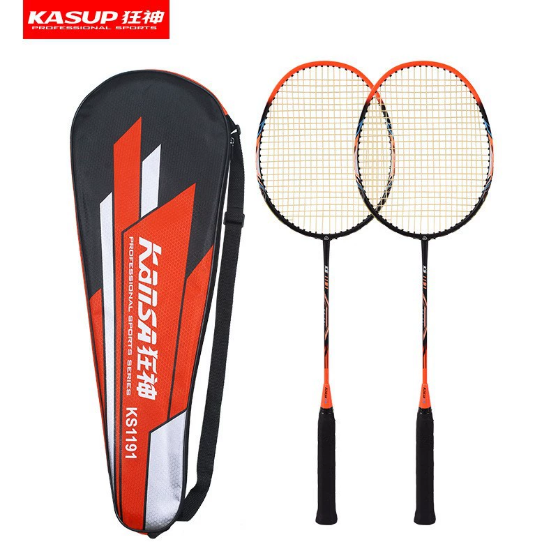 Racket狂神 ракетка для бадминтона для взрослых, сумка для начинающих, 2 шт.