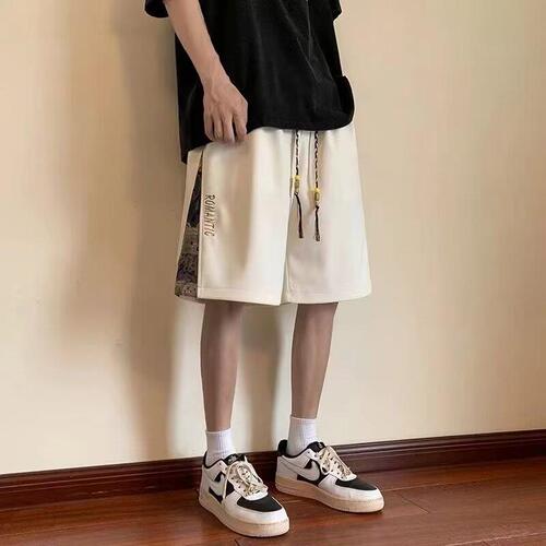 Men's Summer 2024 New Arrival Casual Loose Embroidered Short Pants with Trendy Brand Design Sports 5-inch Pants Wholesale