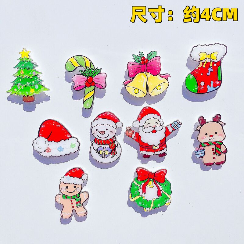 クロスボーダー热い贩売クリスマス老人立体大冷蔵庫ステッカークリエイティブマグネット新年ホームデコレーション雪だるまマグネットステッカー|undefined