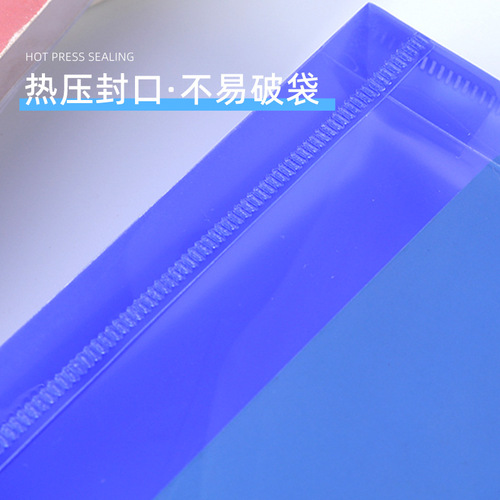A4 rope-wrapped PP large-capacity file bag student waterproof transparent test paper bag office simple storage file bag