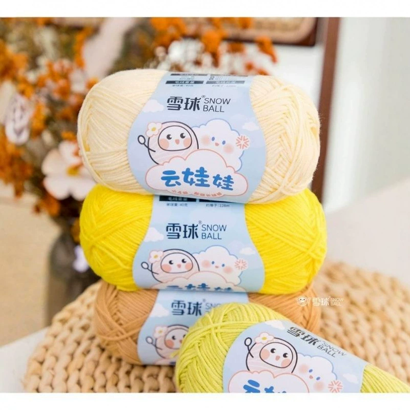 Снежок woven кукла ручной работы, пуховик, шарф, клубок пряжи, 2 размера, рукоделие