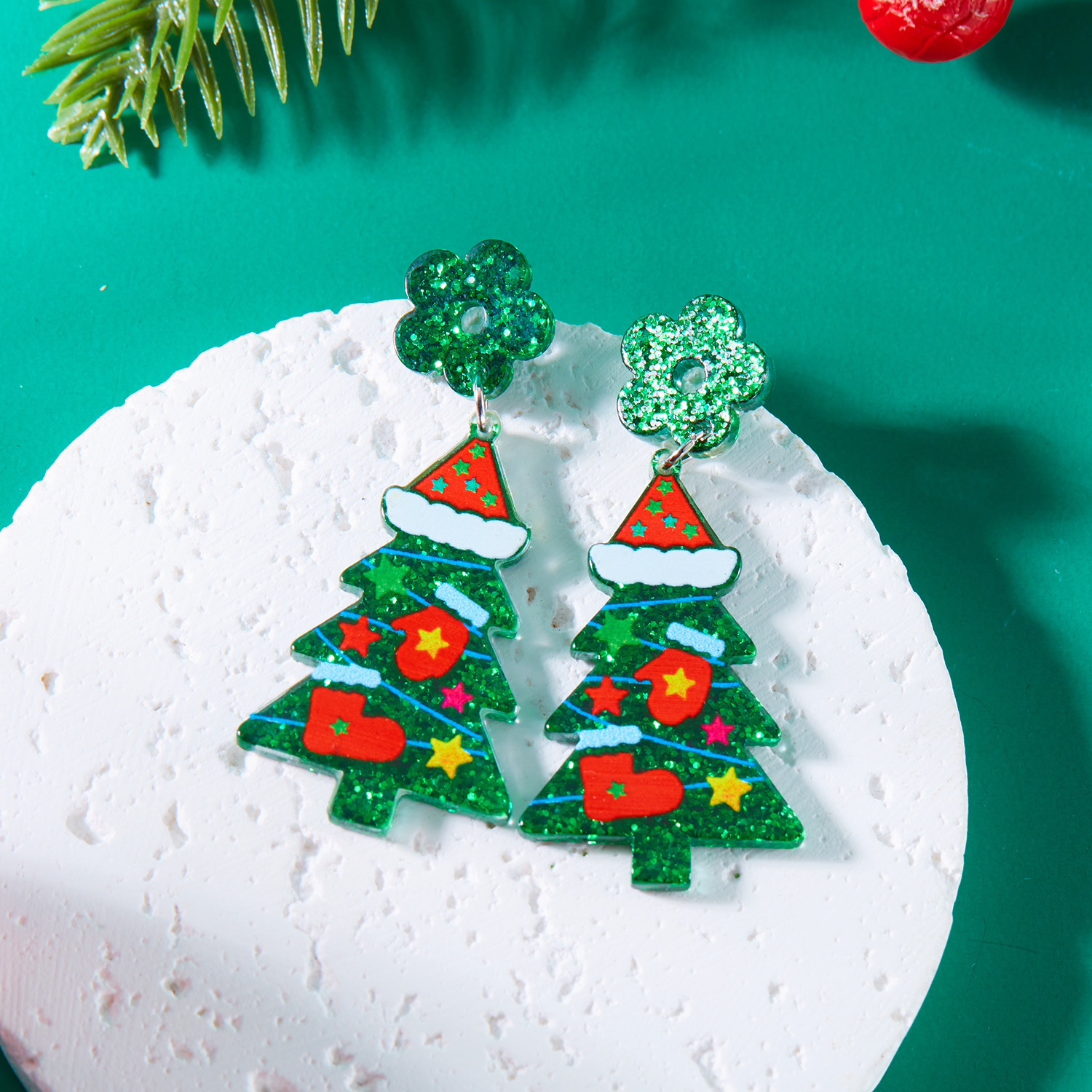 7g Weight Christmas Festival Women's Gender Cute Style Cute Drop Earrings 12