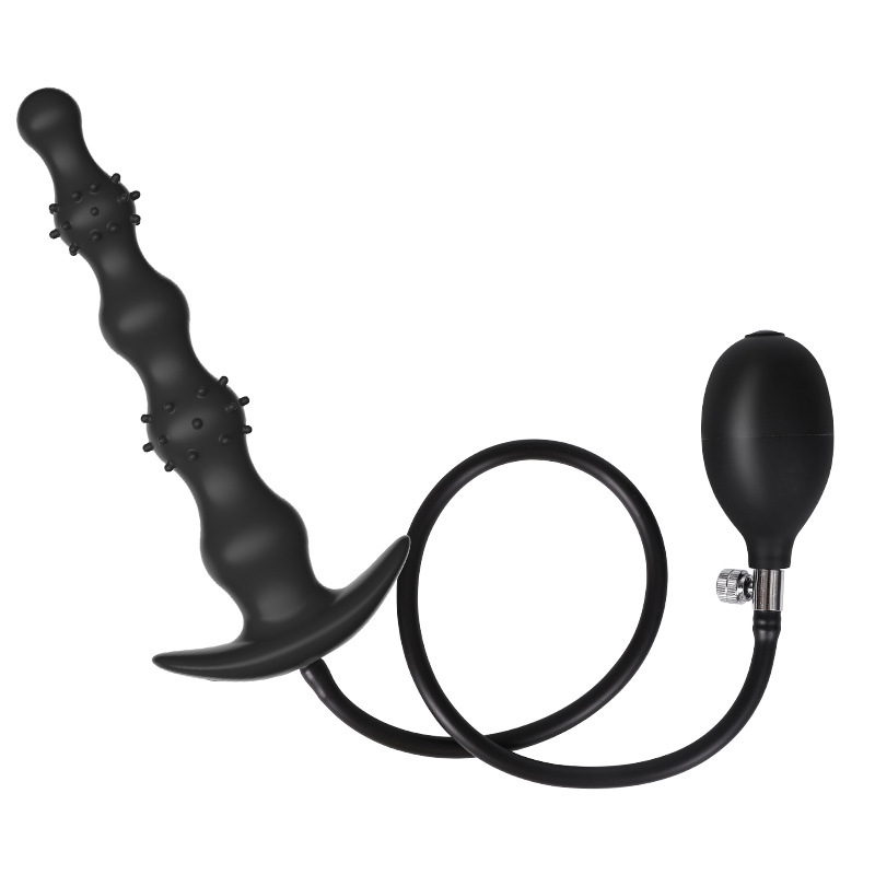 C740 stabbing huge inflatable anal plug fake vaginal anal dilatation…