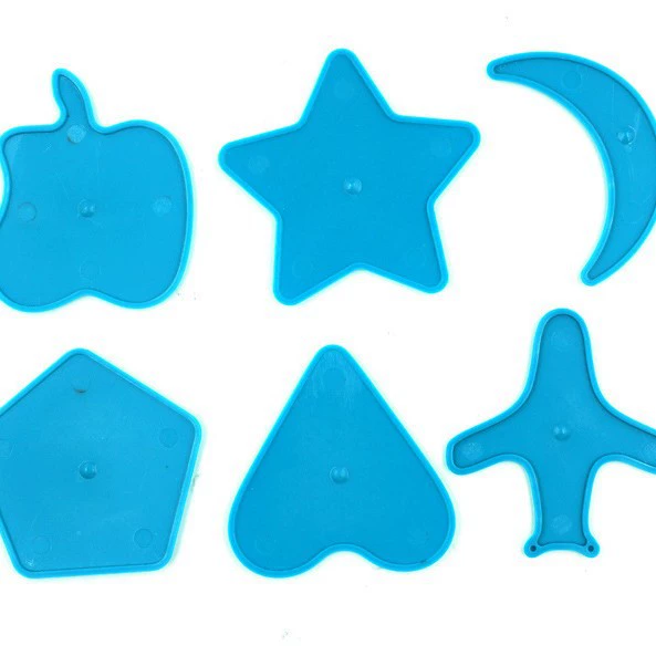 6-Piece детский ребенок Персонализированная форма для стрижки шаблон стрижки моделирование фигура резной Рисунок Модель стрижки