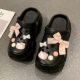 3.5cm Hole Shoes Women's Summer Outer Wear 2024 New Super Thick Bottom Fashion Internet Celebrant Increased Non-Slip Deodorant Sandals
