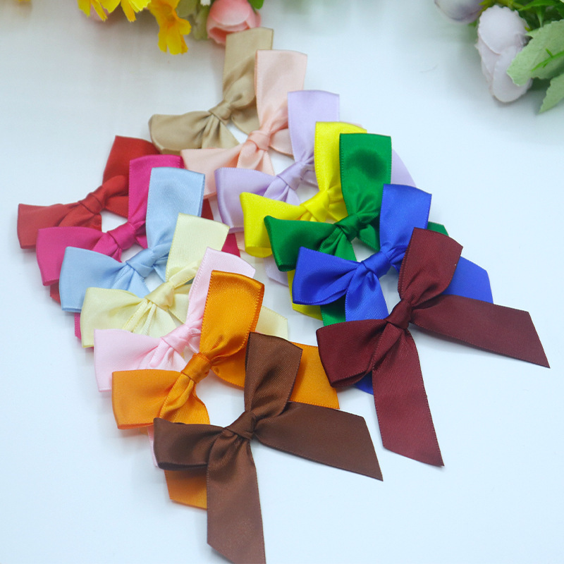 Manufacturer's Ready Stock Supply of 2.5cm Angled Bow Accessories, Handmade DIY Polyester Ribbon for Gift Packaging Manufacturer's Ready Stock Supply of 2.5cm Angled Bow Accessories, Handmade DIY Polyester Ribbon for Gift Packaging