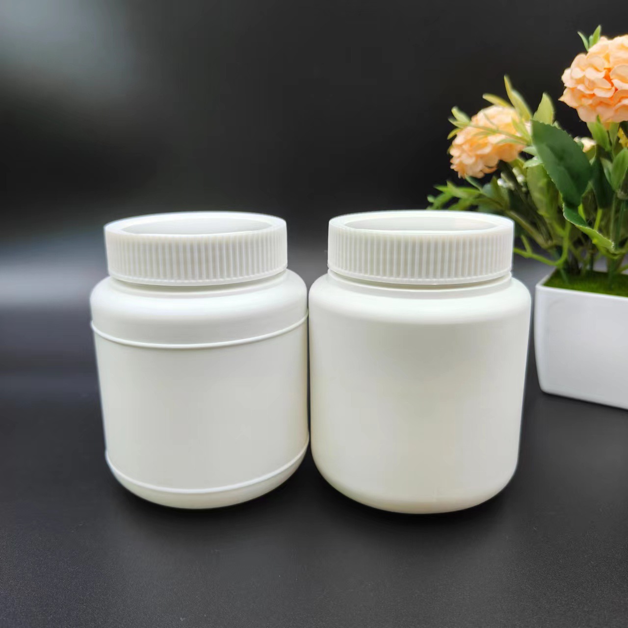 厂家批发300ml广口瓶大口油墨罐粉末桶直桶瓶化工粉剂桶发膜瓶