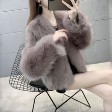 外套女2023秋冬新款韩版时尚加厚修身显瘦毛毛绒外套