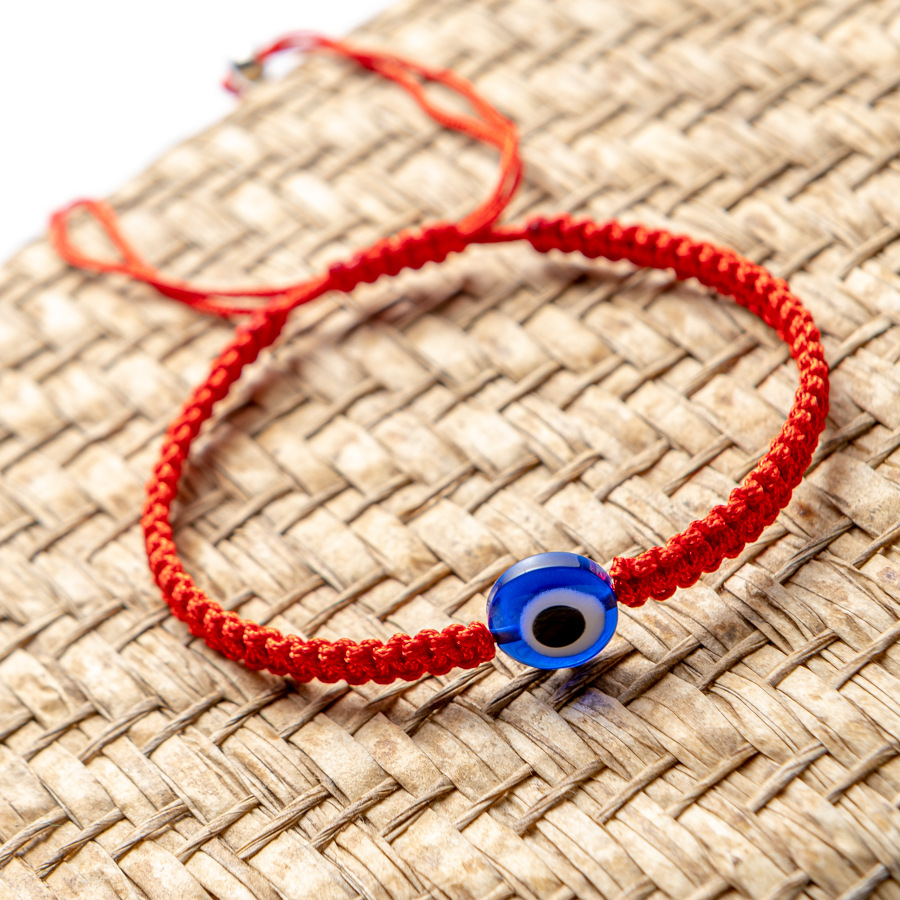 Ethnic Style Devil's Eye Cotton Thread Braid Women's Bracelets display picture 4