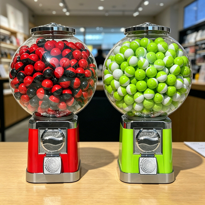 Factory Direct Sales 1 Yuan Gashapon Machine 32mm Elastic Ball Machine Coffee Capsule Machine Candy Machine Interactive Lottery Machine