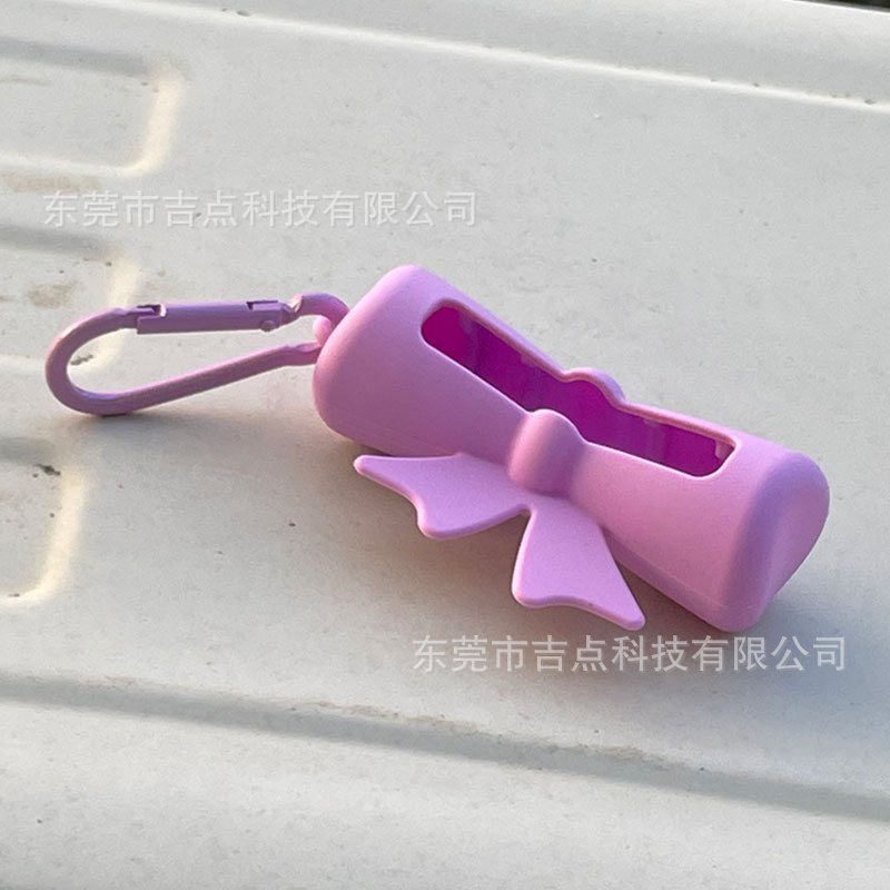 跨境口红硅胶套保护套食品级创意造型硅胶唇膏套防摔便携保护壳|undefined