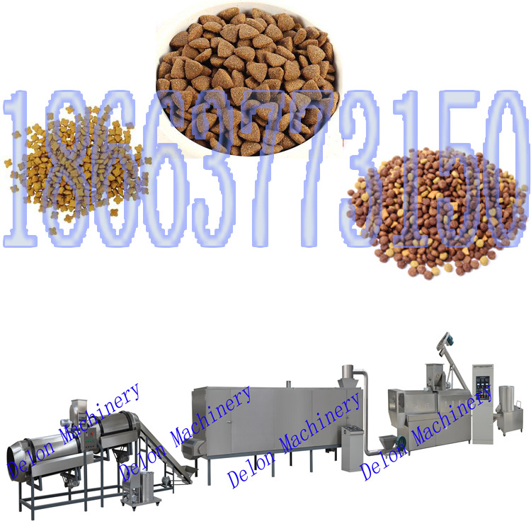 DL65骨头形状狗粮饲料机械市场价格 散装狗粮膨化机源头厂家供应