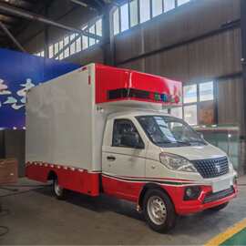 庆铃五十铃广告车 程力五十铃流动宣传车带举升 广告车配置图片