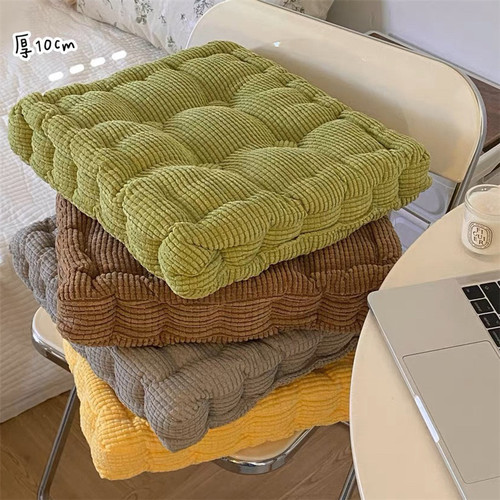 Office sedentary artifact corduroy cushion simple butt thickened cushion student dormitory chair butt cushion