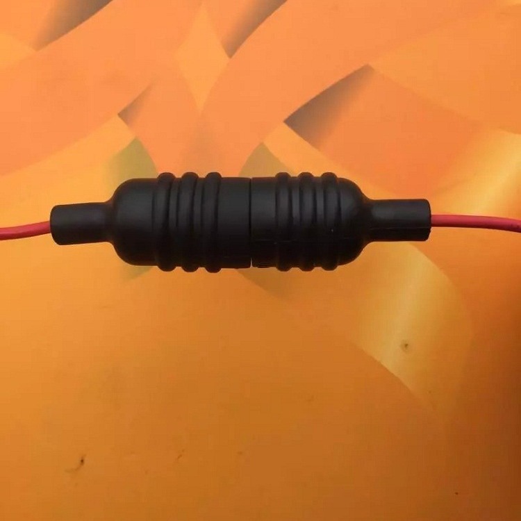 JH308黑色防水保险盒 路灯防溅水保险盒 保险座管式保险盒6X30