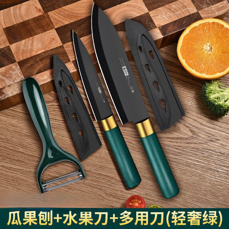 Cuchillo de frutas conjunto doméstico grupo de compras comerciales cuchillo de corte de frutas dormitorio pequeño cuchillo de peeling moldeo por inyección de frutas
