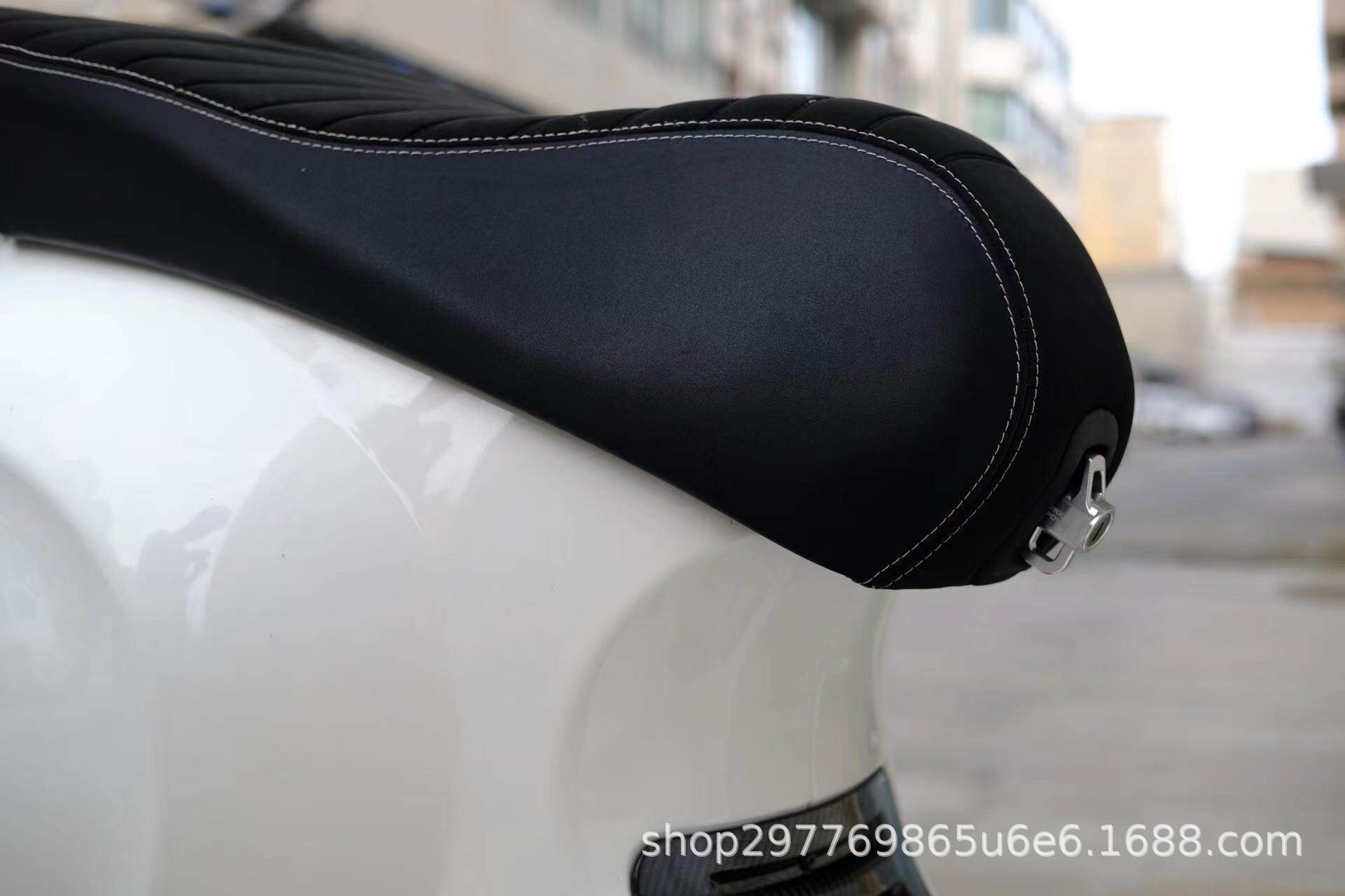 Suitable for Vespa Spring Sprint 125 150, modified VRX aluminum alloy seat cushion, original position replacement helmet lock