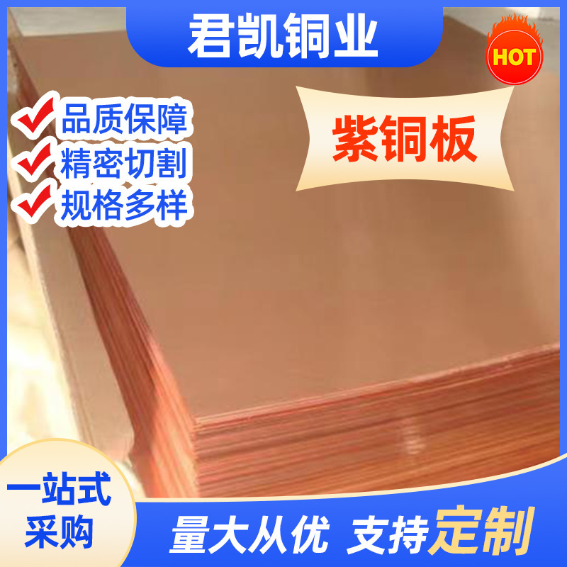 T1 T2 Copper Plate Heat Dissipation Copper Disc C1100 Conductive Copper Sheet C1220 Copper Row Tp2 Copper Skin Oxygen-Free Copper