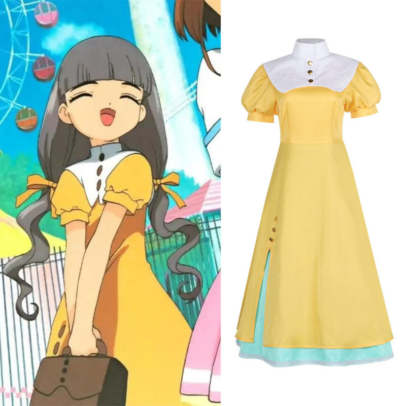 Magic Card Girl Sakura cos Clothing Variations KINOSAKURA Daoji cosplay Dress dress Anime Clothing