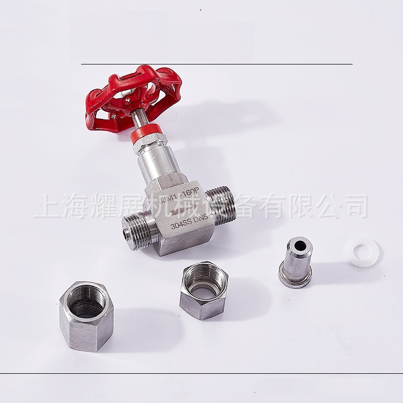 JJM1-160P不锈钢高压截止阀 304/316不锈钢焊接压力表针型阀