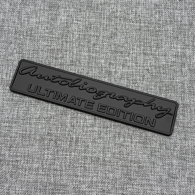 Suitable for Land Rover Range Rover Modification, British Queen Signature Logo Genesis Edition Limited Edition Car Emblem Commemorative Rear Emblem Car Sticker